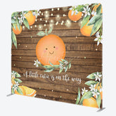 Aperturee - Aperturee Cuite Is On The Way Wooden Square Tension Backdrop
